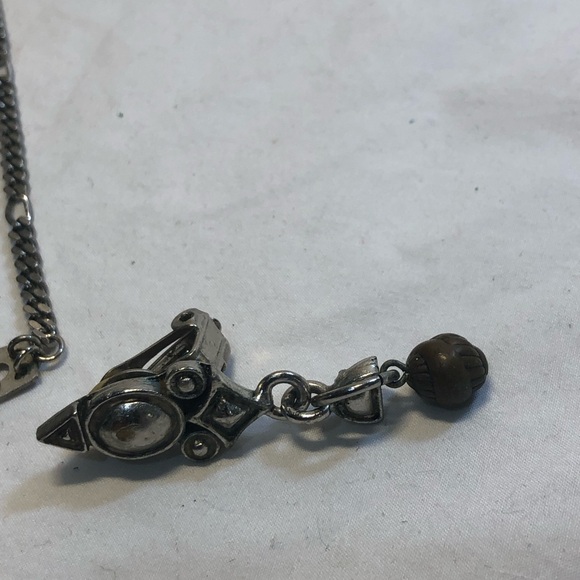 Vintage Necklace with Clip on Earrings Silver Tone - Picture 12 of 15